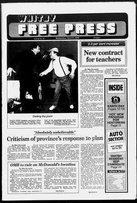 Whitby Free Press, 21 Apr 1993