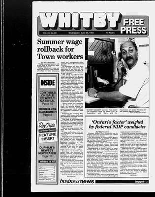 Whitby Free Press, 30 Jun 1993