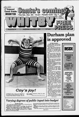 Whitby Free Press, 1 Dec 1993