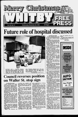 Whitby Free Press, 22 Dec 1993