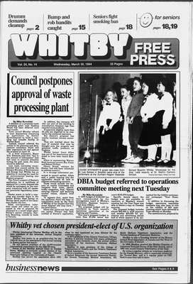 Whitby Free Press, 30 Mar 1994