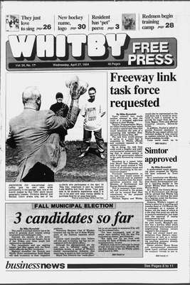 Whitby Free Press, 27 Apr 1994