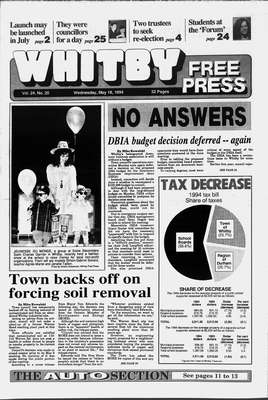 Whitby Free Press, 18 May 1994