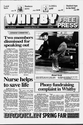 Whitby Free Press, 25 May 1994