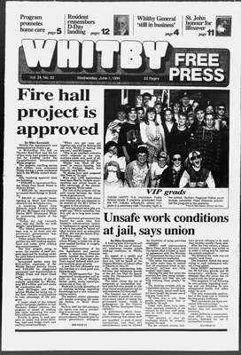 Whitby Free Press, 1 Jun 1994