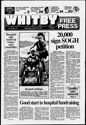 Whitby Free Press, 10 Aug 1994