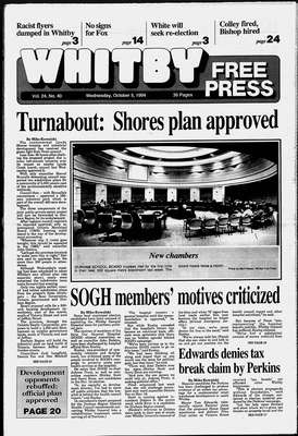 Whitby Free Press, 5 Oct 1994