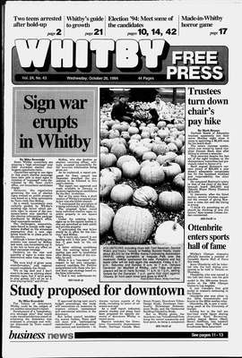 Whitby Free Press, 26 Oct 1994