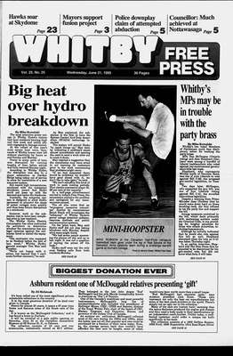 Whitby Free Press, 21 Jun 1995