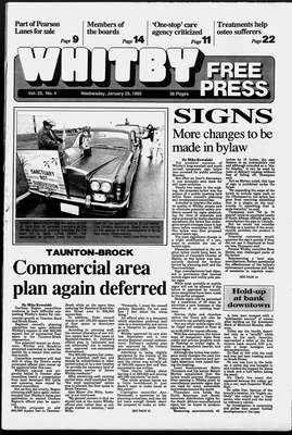 Whitby Free Press, 25 Nov 1995