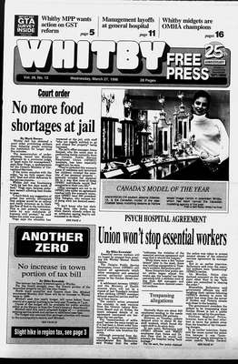 Whitby Free Press, 27 Mar 1996