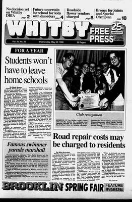 Whitby Free Press, 22 May 1996