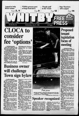 Whitby Free Press, 31 Jul 1996