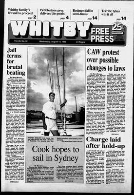 Whitby Free Press, 14 Aug 1996