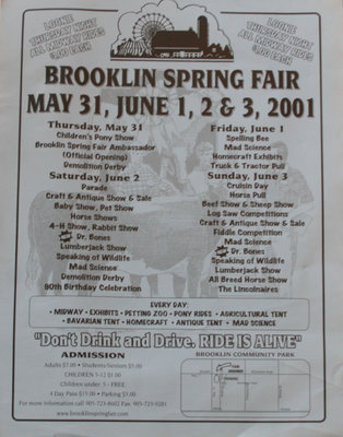 Brooklin Spring Fair