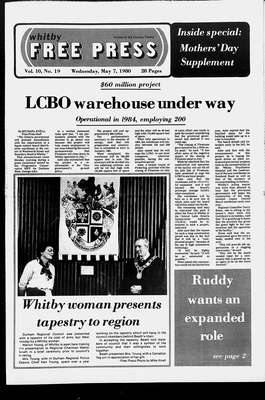 Whitby Free Press, 7 May 1980