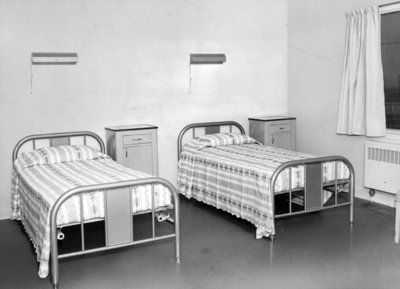 Bedroom at Fairview Lodge, 1951