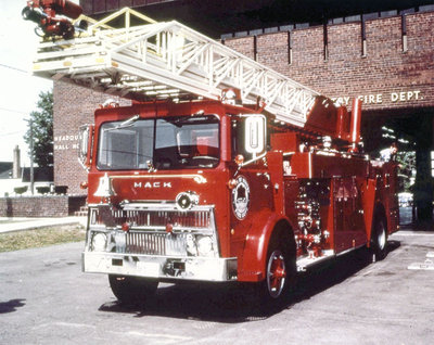 Aerial Ladder Fire Truck, 1973