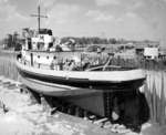 Tug Boat in McNamara Marine Dry Dock, 1960