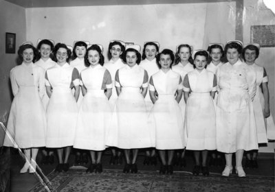 Nurses at Ontario Hospital, c. 1949