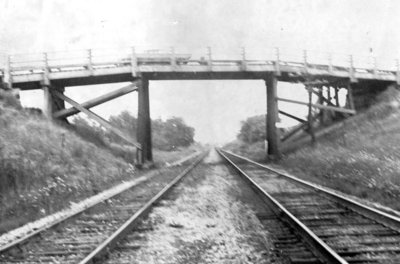 Cochrane Street Bridge Over Canadian Pacific Railway, August 1960