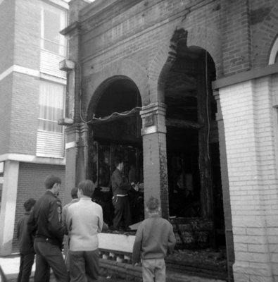 Fire At Bell's Taxi, April 7, 1969