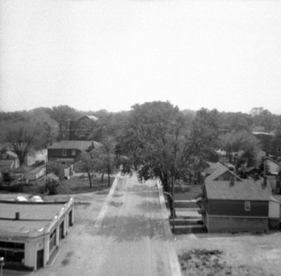 Looking South from All Saints' Anglican Church, May 1964