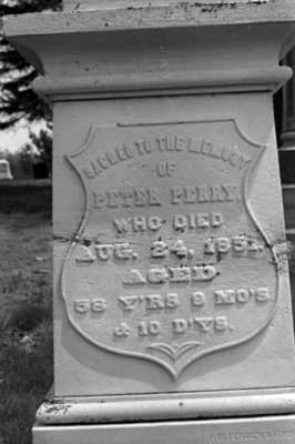 Peter Perry Gravestone