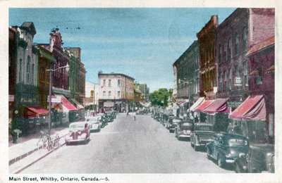 Brock Street looking north from Colborne Street, c.1947