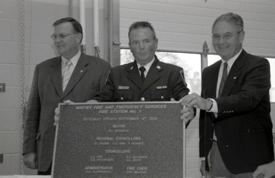 Opening of the Brooklin Fire Hall, September 18, 2006