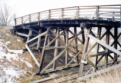 Rossland Road CPR Bridge, 2002