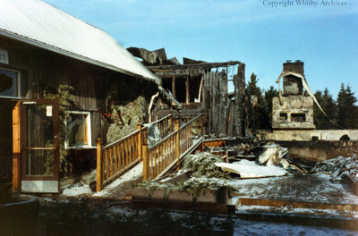 Cullen Gardens Village Restaurant and Gift Shop Fire, February 1989