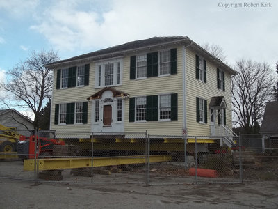 Relocation of the Jabez Lynde House, November 2013