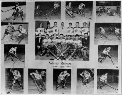 Whitby Redmen Hockey Team, 1959