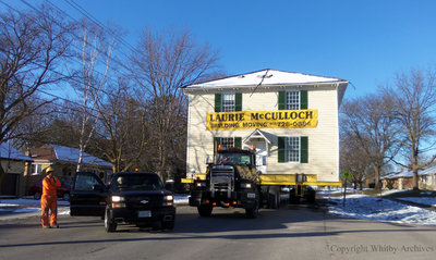 Relocation of the Jabez Lynde House, November 2013