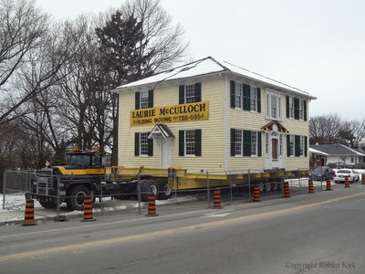 Relocation of the Jabez Lynde House, November 2013