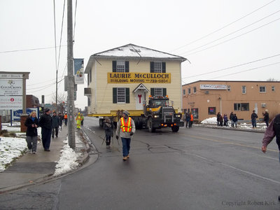 Relocation of the Jabez Lynde House, December 1, 2013