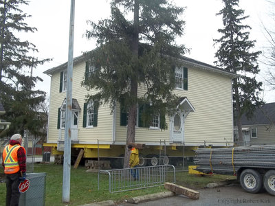 Relocation of the Jabez Lynde House, December 2, 2013