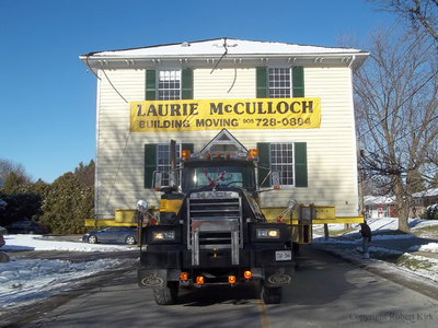 Relocation of the Jabez Lynde House, November 2013