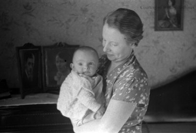 Unidentified Woman and Baby, c.1935