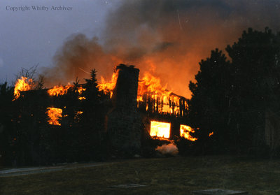 Cullen Gardens Village Restaurant and Gift Shop Fire, February 2, 1989