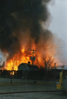 Cullen Gardens Village Restaurant and Gift Shop Fire, February 2, 1989