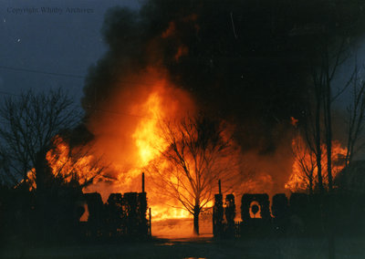 Cullen Gardens Village Restaurant and Gift Shop Fire, February 2, 1989