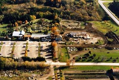 Aerial View of Cullen Gardens and Miniature Village, October 1986