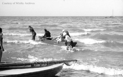 Sailing on Lake Ontario, c.1936