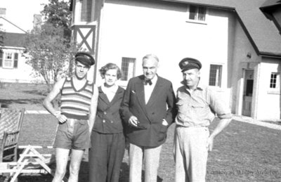 Yacht Race Winners and Host, 1936