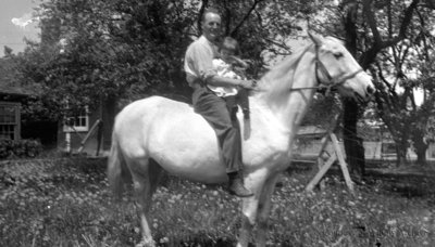 Unidentified Man and Child, c.1915