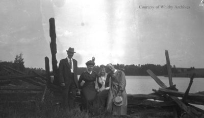 Unidentified Group at the Lake, c.1915