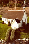 White Clapboard Church in the Miniature Village