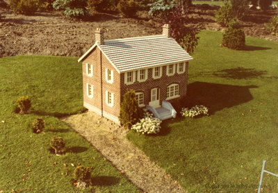 Brown Brick Residence in the Miniature Village